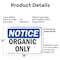 Signmission Organic Only, 18 in W x Rectangle, Plastic OS-2PACK-NS-P-1218-L-17036 - alternate 6